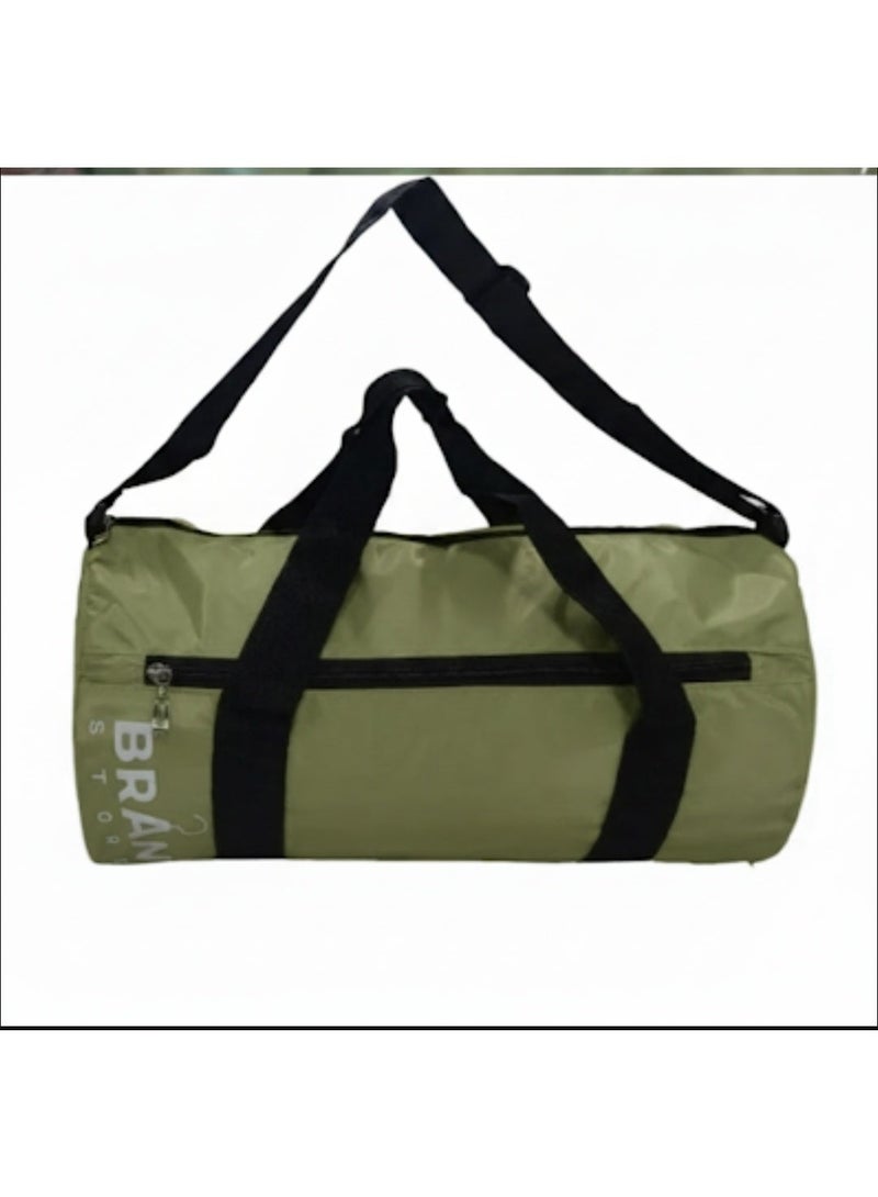 براند ستورز Canvas Large Duffle Gym Bag  -Brand Stores- Olive - Image 2